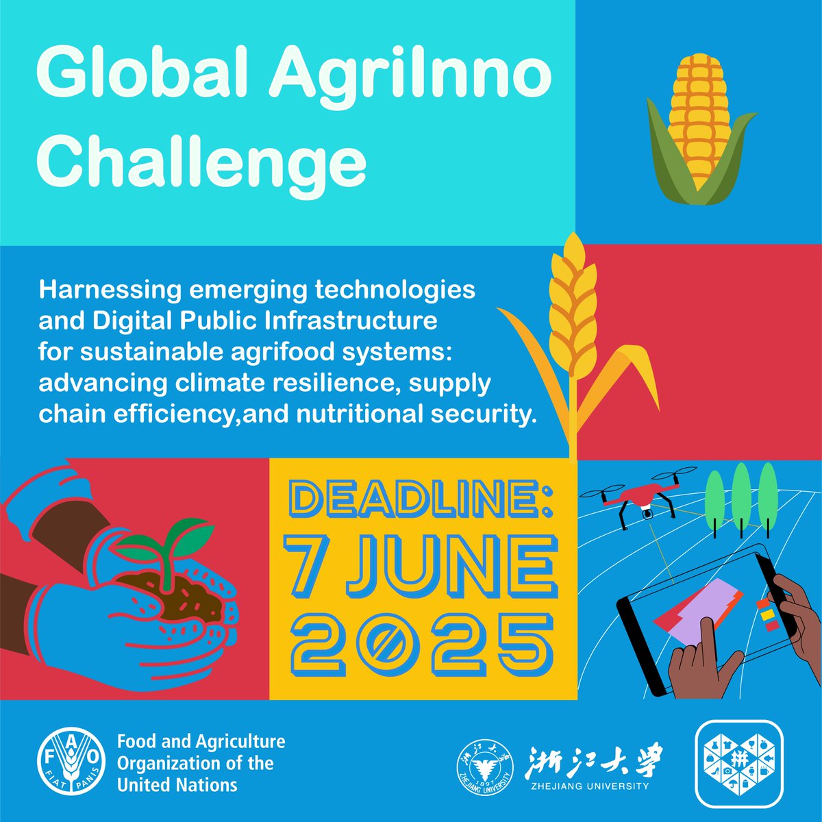 Lancement du Global AgriInno Challenge 2025 pour encourager l’innovation des jeunes dans l’agriculture numérique