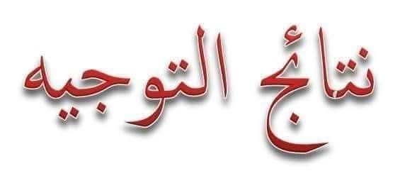 نتائج التوجيه